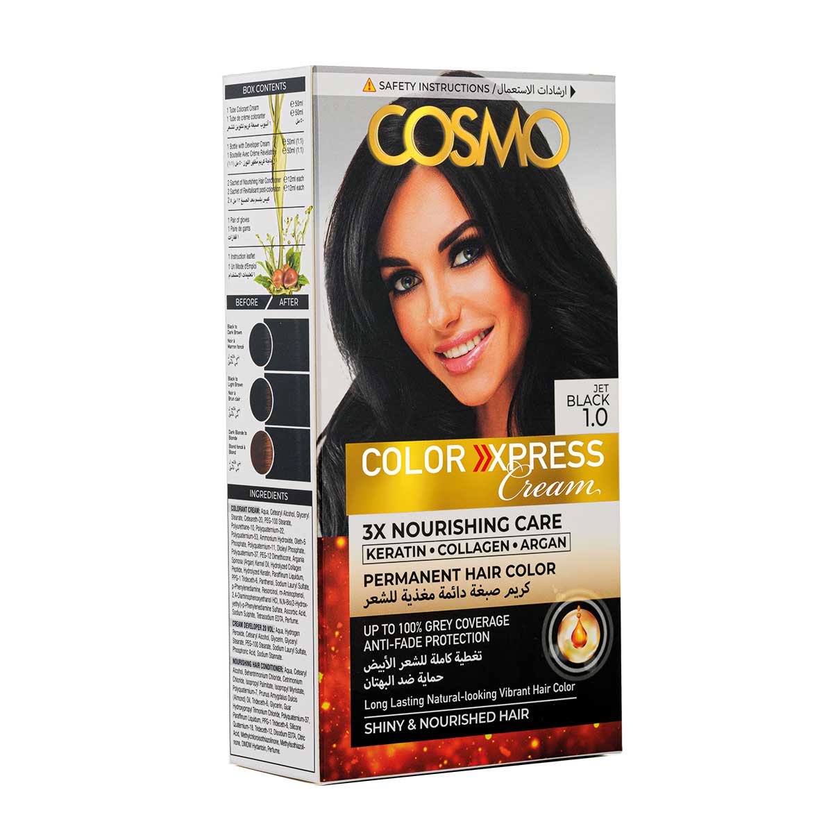 Permanent Hair Color Jet Black